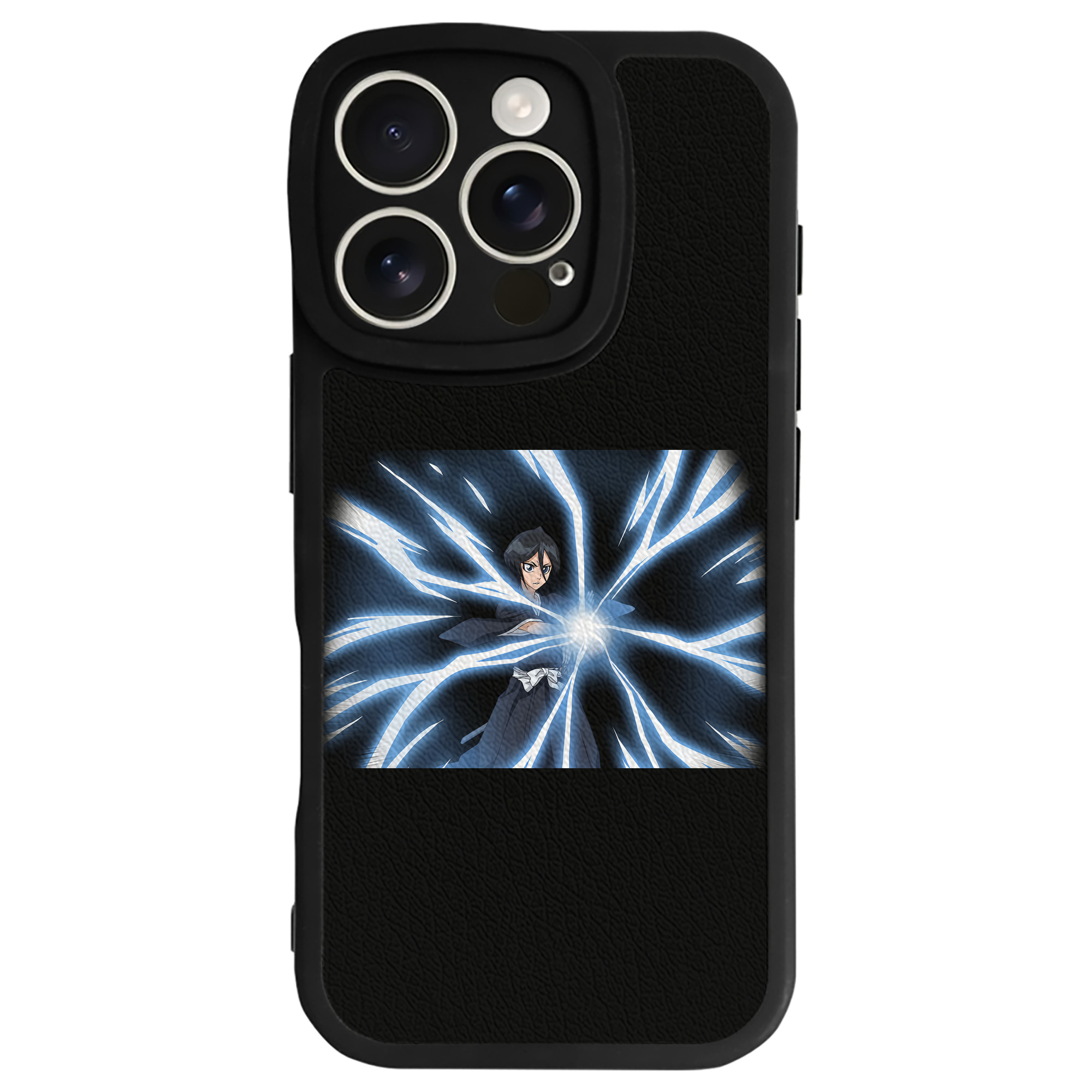 （画像用） ブリーチ 朽木ルキア BLEACH Kuchiki Rukia 【iPhone 16シリーズ対応】シリコンスマホケース（レザー調） 材質：シリコン